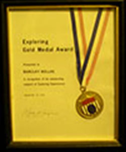 National Explorer Olympics Gold Award