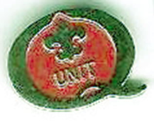 Quality Unit Pin Red Silver