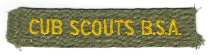 Cub Scouts B.S.A. Pocket Strip