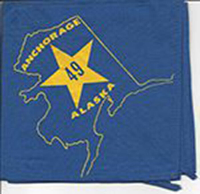 Neckerchief 49th State Alaska Anchorage BSA