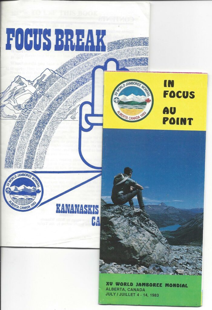 1983 15th World Jamboree Focus Booklet and In Focus Pamphlet