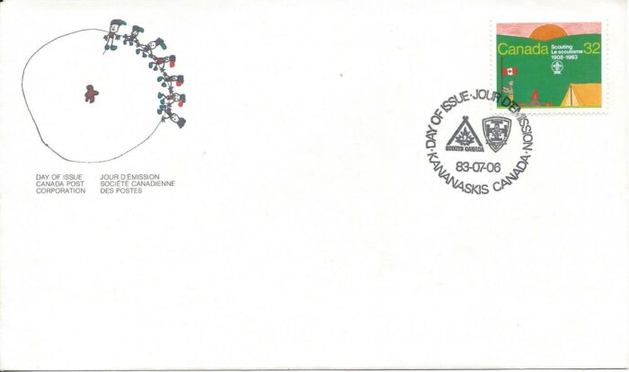 1983 15th World Jamboree What Scouting Means to Me 1st Day Issue
