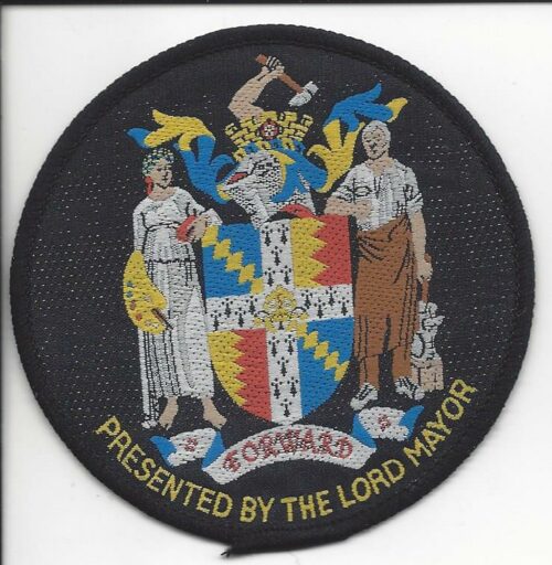 Lord Mayor Presented Great Britain Leadership Patch