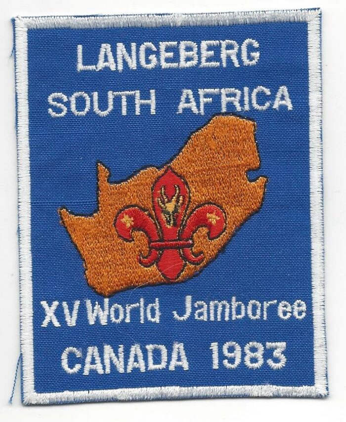1983 15th World Jamboree Langeberg South Africa Contingent