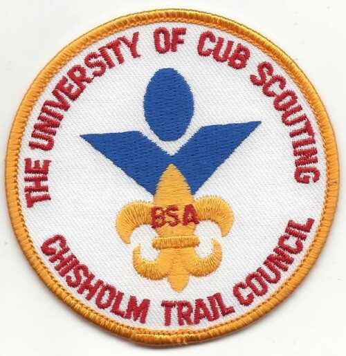 Council activity patches and flaps identify the Council the Scout and Troop are Members or identify an activity Chisolm Trail Council