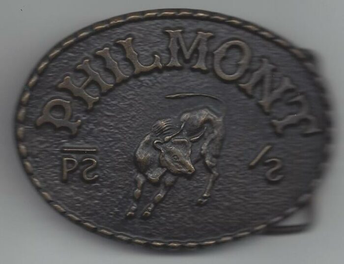 Philmont Bull Buckle