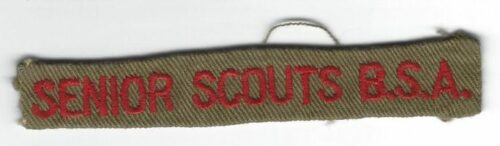 Senior Scouts B.S.A. Shirt Strip