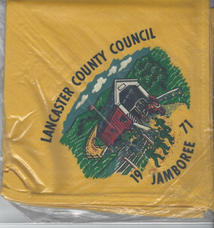 Lancaster County Council Neckerchief 1971 Jamboree