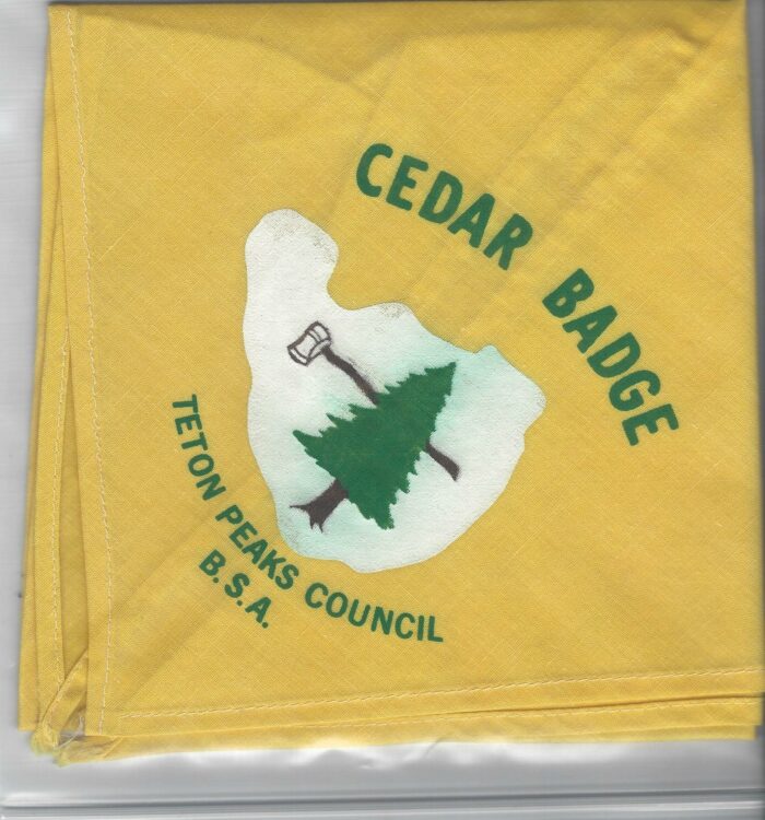 Teton Peaks Council Cedar Badge