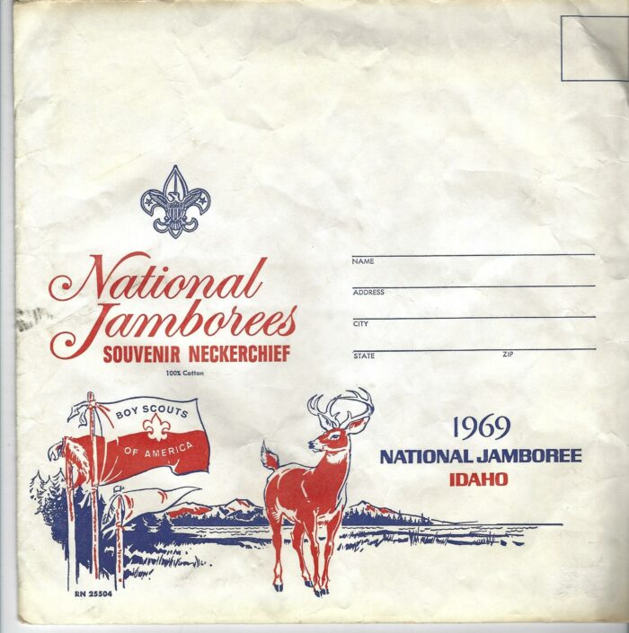 1969 NJ Souvenir Neckerchief in Envelop