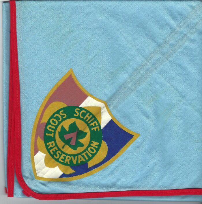 Schiff Scout Reservation Neckerchief Red Piping