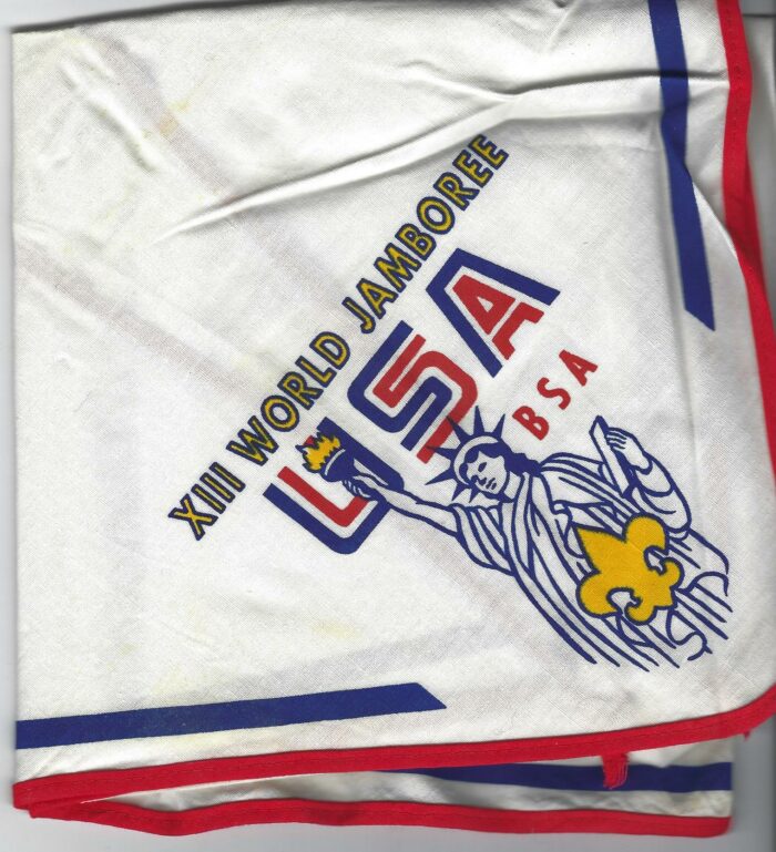 1971 13th World Jamboree USA Contingent Neckerchief Used