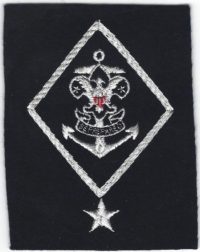 Sea Scout Ship Chairman Blue Cut Edge