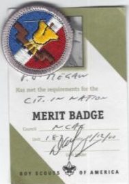 Citizenship in the Nation Merit Badge