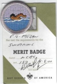 Swimming Merit Badge