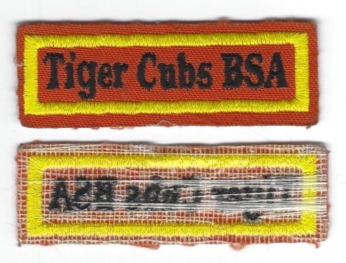 Tiger Cubs BSA Pocket Strip