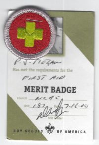 First Aid Merit Badge