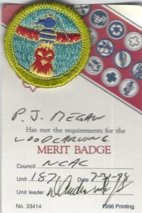 Woodcarving Merit Badge