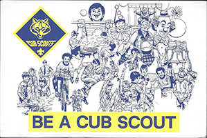 Be A Cub Scout Postcard
