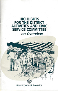 Highlights for the District Activities and Civic Service Committee