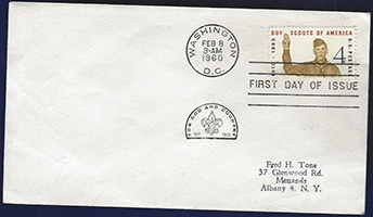 1960 NJ First Day Issue Envelop