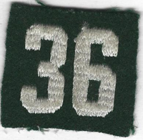 Unit numerals GSA Felt Gauze