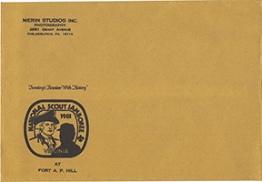 1981 NJ Photo mailing envelop