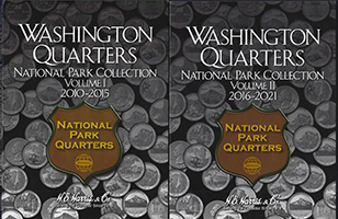 Whitman Washington Quarters National Parks Vol 1 & 2