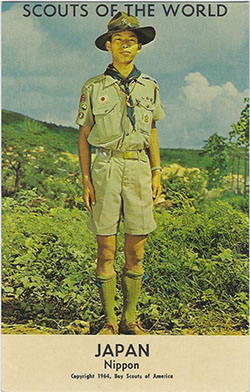 Scouts of the World Japan Postcard 1964