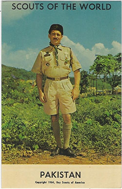 Scouts of the World Pakistan Postcard