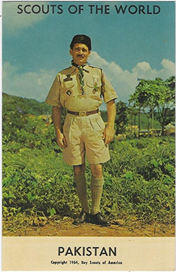 Scouts of the World Pakistan Postcard