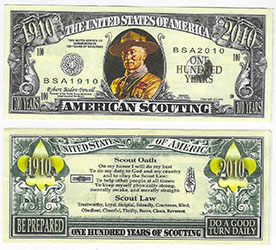 1910 - 2010 100 Years Commemorate Note