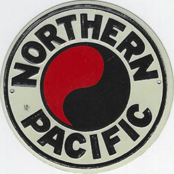 1954 Post Cereal Northern Pacific Railroad Tin