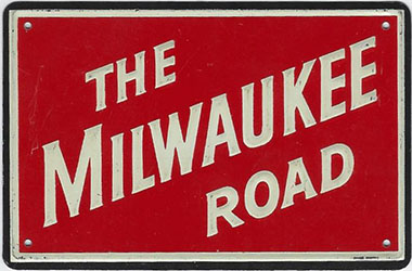 1954 Post Cereal The Milwaukee Road Railroad Tin