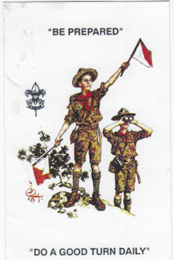 BSA Motto and Slogan Postcard