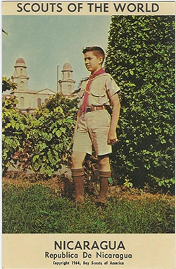 Scouts of the World Nicaragua Postcard