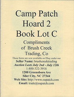 Camp Patch Hoard 2 Book Lot C