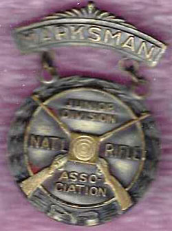 NRA Junior Division Marksman