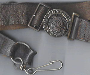 Great Britain Scout Leather Belt