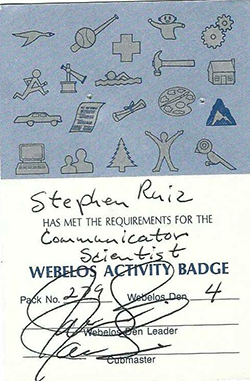 Certificate 1989 Pringting 3423A SR 