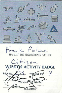 Certificate 1989 Printing 3423A