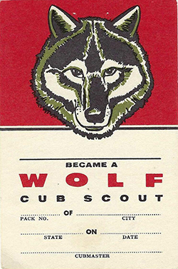 Certificate 4220 Wolf