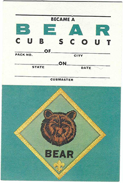 Certificate 4221 Bear