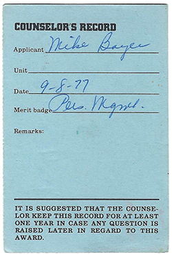 Certificate 1977 4124 Counselor's Personal Management MB Used