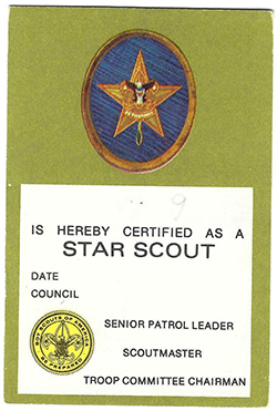 Certificate 1981 Printing 3426 Star