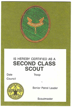 Certificate 1988 Printing 3412 Second Class