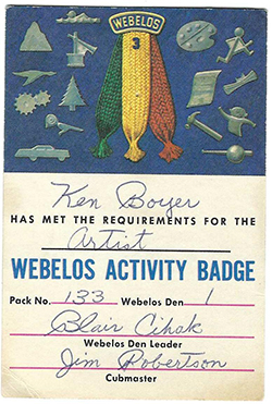 Certificate 3423 KB Artist Webelos Activity Used