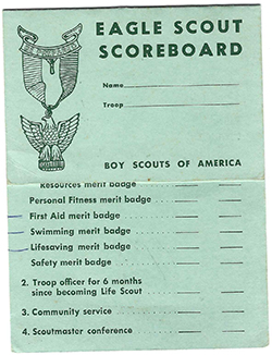 Certificate 4230 Eagle Scout Scoreboard