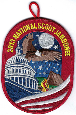 2013 National Jamboree Pocket Dangler ; For US and/or International Scouts that attended this National Jamboree Experience or as a souvenir of this experience.
