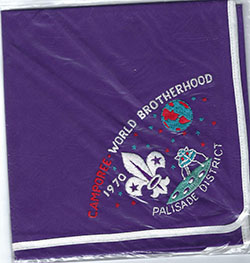 1970 Palisade District Boy Scout Camporee neckerchief